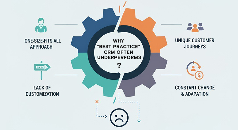 Why “Best Practice” CRM Often Underperforms 5 Why “Best Practice” CRM Underperforms in Real Businesses